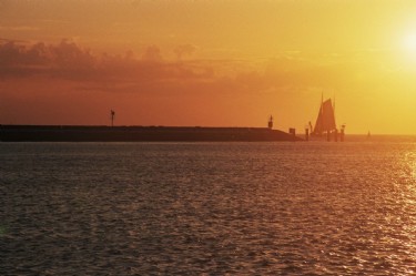 Zeven Wouden zonsondergang